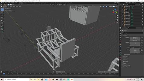 Fighter Jet cockpit simulator PVC 3D model | CGTrader