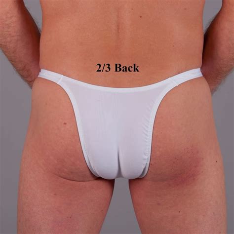 Exclusive Mens String Thong Uni White Handmade In Germany Etsy