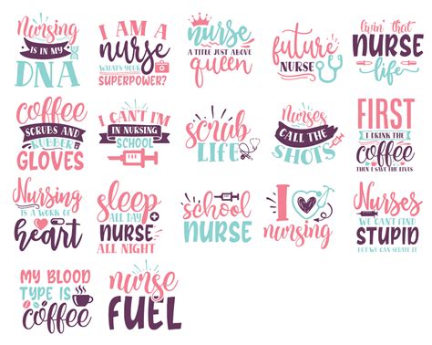 Nurse Svg Nurse Bundle Svg Nursing Svg Stethoscope Svg Cut Files Fo