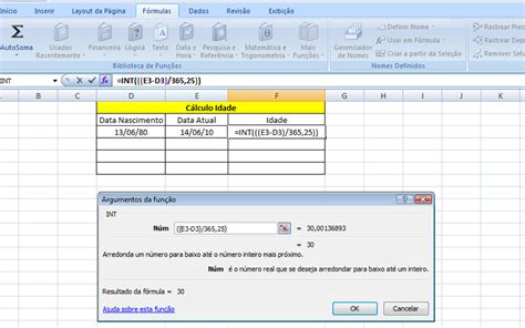 Aprenda A Usar O Excel Para Calcular A Idade De Pessoas Fotos