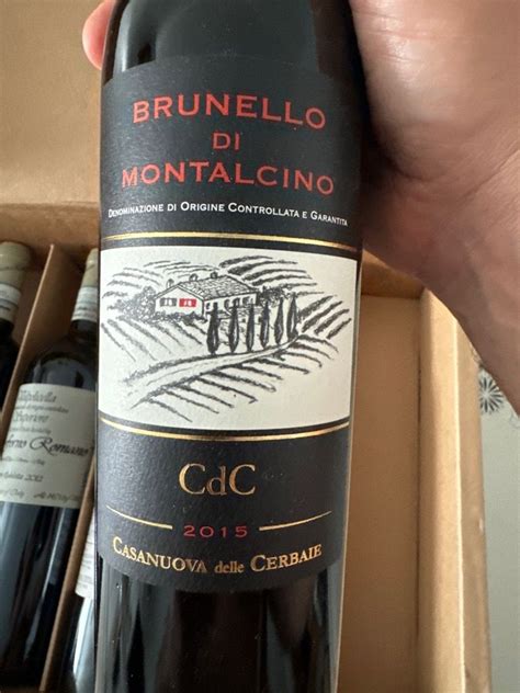 2019 Casanuova Delle Cerbaie Brunello Di Montalcino Italy Tuscany