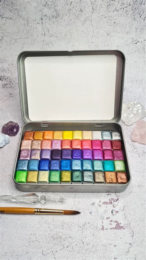 Handmade Metallic Shimmer Watercolor Paint Artofit