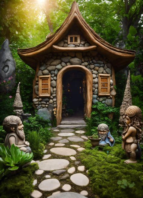 Lexica An Ancient Spiritual Gnome Stone Pathway Rock Garden Cottage