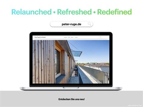 Unsere Neue Website Ist Jetzt Live Peter Ruge Architekten