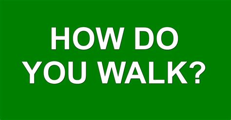 How Do You Walk Sterling First Church Of The Nazarene