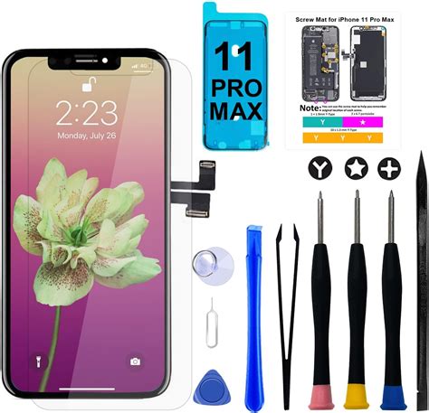 Efaith For Iphone 11 Pro Max Screen Replacement Lcd 6 5 Full Hd