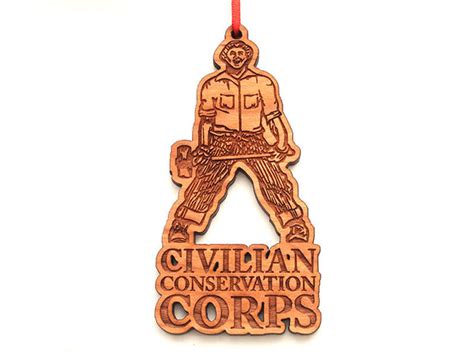 Civilian Conservation Corps Ornament Nestled Pines