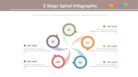 Gratis Diagrama De Infograf A En Espiral De Pasos