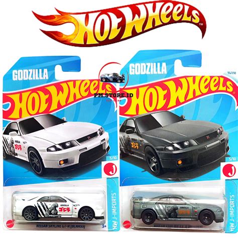 Jual HOT WHEELS NISSAN SKYLINE GTR BCNR Godzilla Shopee Indonesia