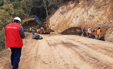 Contraloría detecta irregularidades en obra vial de Ayabaca