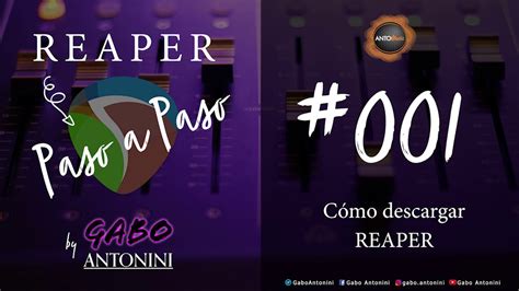 C Mo Descargar Reaper Reaper Paso A Paso Espa Ol Youtube