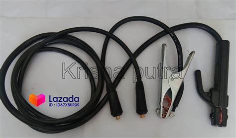 PAKET TANG LAS LISTRIK TANG MASSA SET 200A KABEL 2 METER STANG LAS