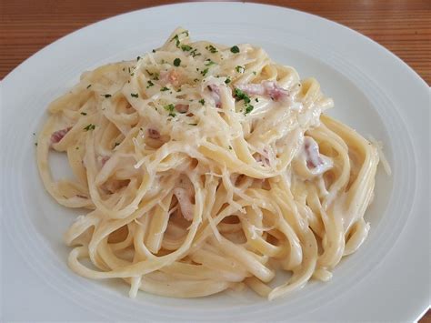 Spaghetti in Schinken Sahne Soße von Chrisssi87 Chefkoch