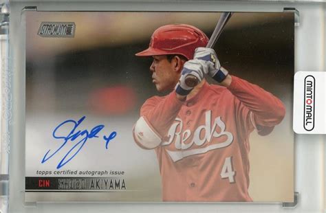 Mint Topps Stadium Club Autograph Shogo Akiyama