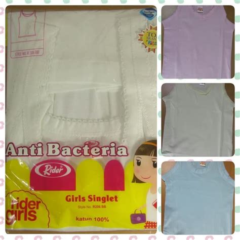 Jual Rider R Bbw Singlet Kaos Dalam Anak Cewek Anti Bacteria