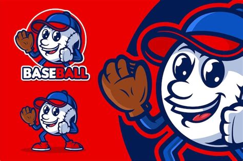 Premium Vector Baseball Ball Mascot Vector Stock Illustration Image