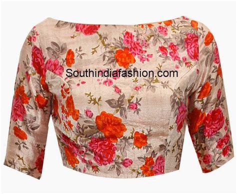 Boat Neck Blouse Designs Top Boat Neck Patterns South India Fashion