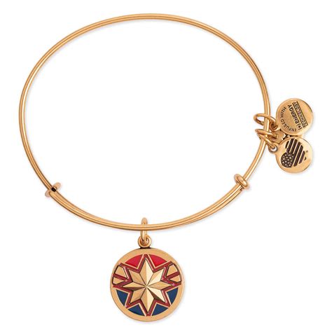 Disney Alex & Ani Bracelet - Captain Marvel - Gold-Alex-A735