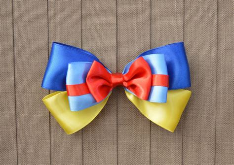 Disney Inspired Snow White Hair Bow Etsy