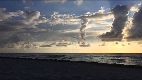 Miami Beach Sunrise TIme Lapse YouTube