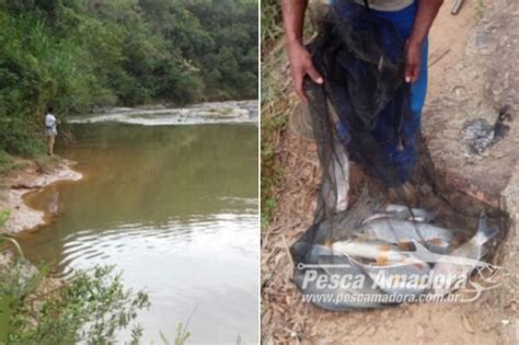 Pma Flagra Tr S Pessoas Pescando Em Local Proibido No Rio Sambur Em