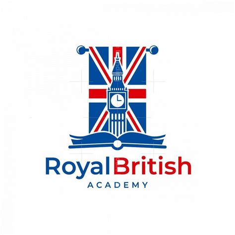 Royal British Logo | Teacher logo, Education logo design, English logo