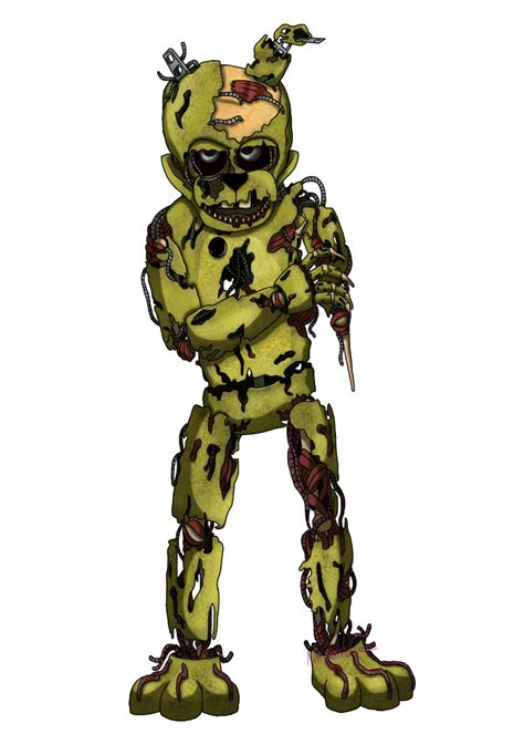 Fnaf Collab Salvaged Springtrap By Auttumntheguardian On Deviantart