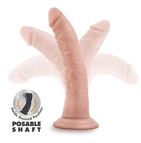 Dr Skin Plus 7 Inch Posable Dildo Vanilla Labyrinth Toys