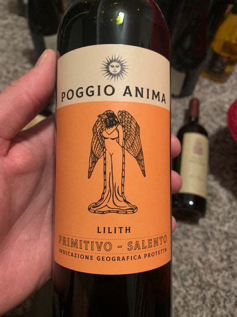 2018 Poggio Anima Primitivo Lilith Salento IGT Italy Puglia Salento