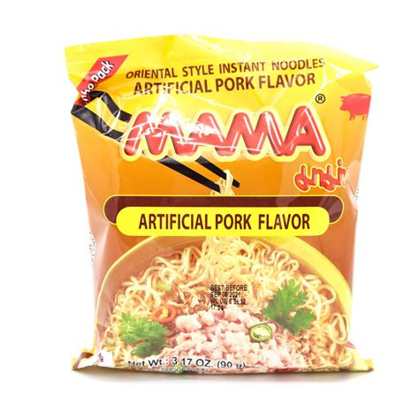 Mama Pork Flavor Instant Ramen 317 Oz 90 G Well Come Asian Market