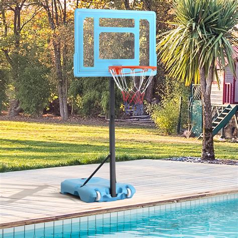 Height Adjustable 68" Steel Outdoor Basketball Hoop - Furni Outdoor World