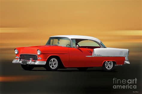 1955 Chevrolet Bel Air Two Door Hardtop Photograph By Dave Koontz Fine Art America