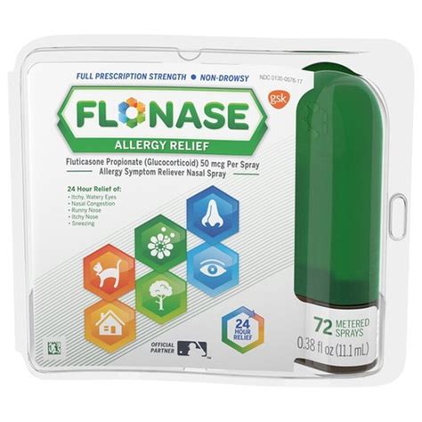 Flonase Allergy Relief Nasal Spray 72 Ct