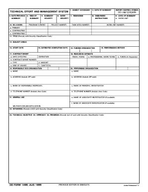 Fillable Online Dtic Dd Form Technical Effort And Management