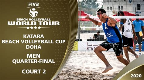 Men S Quarter Final Court 2 4 Doha QAT 2020 FIVB Beach