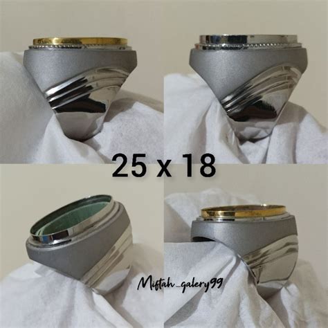 Jual Ring Emban Cincin Monel Handmade 26x18 25x18 Shopee Indonesia