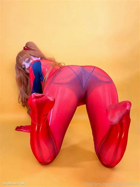 Asuka Langley Evangelion Sweet Huni Buni Naked Cosplay Asian