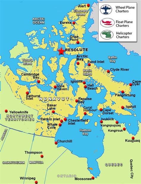 Charter Flights To Resolute Nunavut