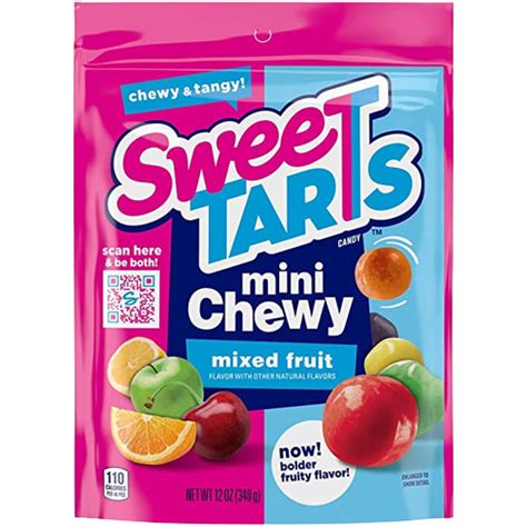 Mini Chewy Sweet Tarts bags – wine and candy