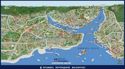 Istanbul Tourist Attractions Map - Best Tourist Places in the World