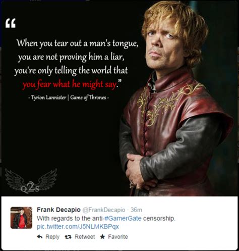 Tyrion Lannister Gamergate Know Your Meme