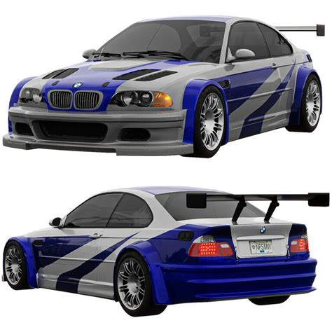 BMW M3 GTR NFS car (368816) 3D model - Download 3D model BMW M3 GTR NFS ...