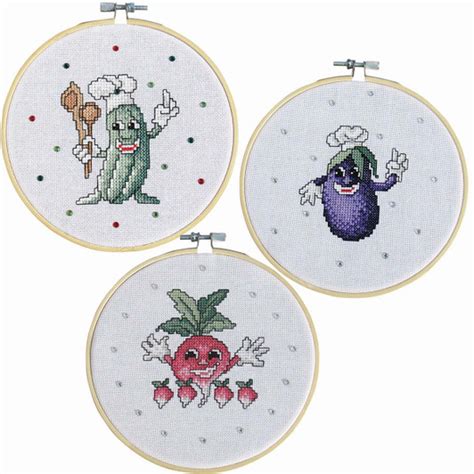 Craftways Kitchen Time Set Counted Cross Stitch Kit