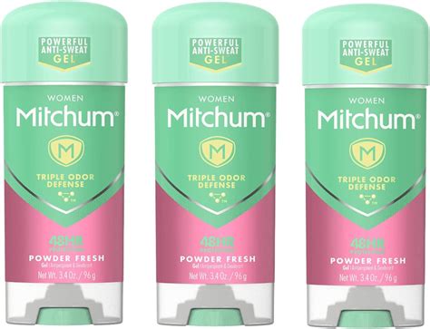 Mitchum For Women Anti Perspirant Deodorant Clear Gel Powder Fresh