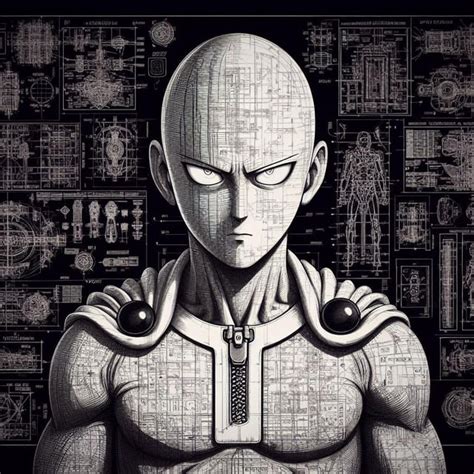 Saitama Sketch Art : r/Dalie3