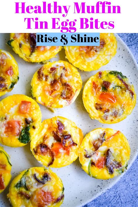 Easy Egg Bites Muffin Tin Recipe Recipe Egg Bites Egg Bites