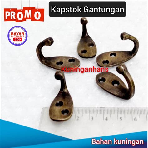 Jual Kapstok Kuningan Antik Kapstok Gantungan Baju Kuningan Satuan