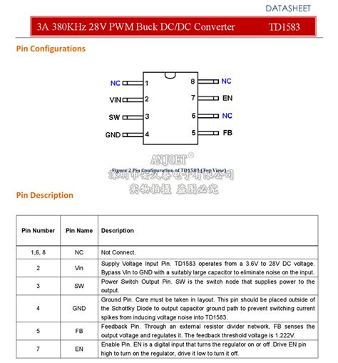 TD1583 TD1583PR SOP8 电源管理芯片 降压型DC-DC转换器 全新原装-阿里巴巴