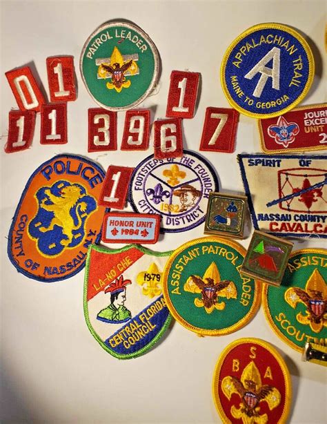 Huge Lot Boy Scout Vintage 70s Up Patches Unique Bead Scout Badges