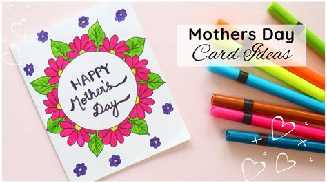 2 Easy Mothers Day Card Drawing Ideas Youtube